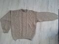 S Oliver Strickpullover Herren beige sehr schönes Strickmuster 