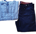 Cecil Hose New York Gr. 33/30 Blau +Bluse von Street One