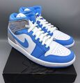 Nike Air Jordan 1 Mid SE University Blue Grey White Neu OVP UNC Weiß 41 42 43 45