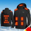 Heated Jacket Outdoor Sports Coat Camping Warm Heated Clothes for Men Women