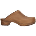 Sanita Wood Chrissy Damen Clogs | Hausschuhe | Gartenschuhe | Geöltes Leder - NE