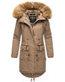 Navahoo Damen Winter Jacke Parka Mantel Winterjacke warm gefüttert Kapuze B824