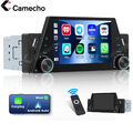 5" Autoradio 1Din Apple Carplay Android Auto Navi Touchscreen Bluetooth USB FM