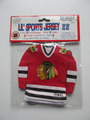 NHL Chicago Blackhawsk Kleiner Geldbeutel mit Clip an Ring 1991 Money Pouch