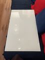 Ikea Malm Glasplatte weiß - 80 x 48 cm -