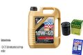 INSPEKTIONSKIT FILTER LIQUI MOLY ÖL 5L 10W-40 für Fiat Panda 169 1.1 1.2 1.4