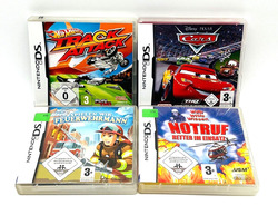 Bundle Hot Wheels Track Attack Disney Cars Feuerwehrmann Notruf Nintendo DS