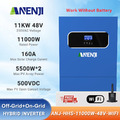 11000W Solar Inverter Off-Grid-Hybrid 2*MPPT 160A 220/230Vac 48V 500V with WIFI