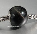 Trollbeads * Jumbo Rundes Schwarzes Tigerauge * Jumbo Round Black Cats Eye * 03