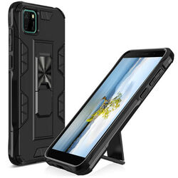 Defender Case für Huawei Y5P Robuste Outdoor Handy Panzer Hülle Schutz Ständer