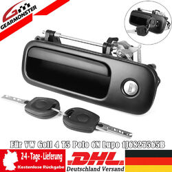 Heckklappe Griff Schloss Für VW Golf 4 Polo 6N Lupo 1J6827565B + 2x Schlüssel DE