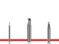 Einzahnfräser mit  Habichtschnabel - STRATUM AS - d 2mm, D 3mm, SL 6mm, GL 40mm