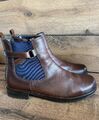 Gabor Damen Stiefelette Boots Gr.7 Innensohle 26cm Braun Echt Leder GABOR