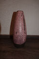 Vase Keramik 28 cm rosa braun plastisch 70er Jahre retro vintage DDR - TOPP!