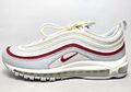 Nike Air Max 97 OG Pure Platinum University Red Herren Sneaker EU Größe 46