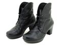 Think! Schuhe Damen Winter Stiefel Stiefeletten Boots Gr 38 Leder Schwarz