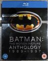 Blu-ray Box/ Batman - The Motion Picture Anthology 1989 - 1997 !! Topzustand !!