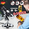 Mini USB Digital Mikroskop Lupe 1600X HD Microscope Kamera 8 LEDs für Handy PC