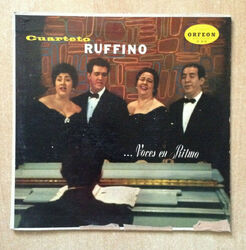 33 RPM Cuarteto Ruffino Vinilo LP 12" Voces De Ritmo - Triana -orfeon 12-10