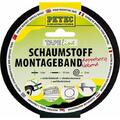 Petec Schaumstoff Montageband schwarz 10 m