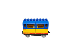 Lego® Duplo Eisenbahn Waggon TRAIN 4x8 Passagier GELB BLAU ZUG