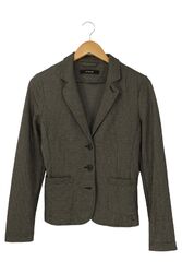 OPUS Blazer Damen Gr. 38 Grau Business Klassisch Unifarben