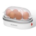 Bomann® Eierkocher für bis zu 6 Eier | Egg Cooker mit antihaftbeschichteter H...