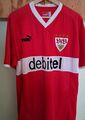 2003/04 Away VfB Stuttgart Trikot auswärts Trikot Debitel Puma True Vintage Top