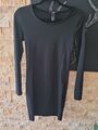 H&M Langarmkleid Schwarz GR. 36