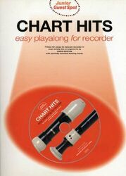 JUNIOR GUEST SPOT CHART HITS EASY PLAYALONG (RECORDER) BOO by Various 0711985405