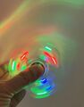 Hand Spinner FIGROL LED-Leucht-Fidget Spinner für Kinder LED Kristall