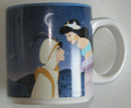 Vintage Walt Disney Aladdin Porzellan Teetasse Becher mit Dschinn und Jasmin Disneystore