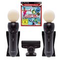 PlayStation 3 und 4 - 2 x Move Motion Controller + Kamera + Spiel - PS3 Twin SET