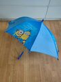 Minions Minion Regenschirm Kinder Kinderschirm Blau