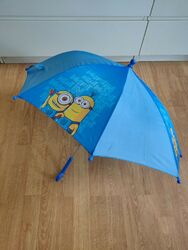 Minions Minion Regenschirm Kinder Kinderschirm Blau