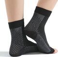 1 Paare Naturry Kompressionssocken für Neuropathie Plantarfasziitis Socken DA