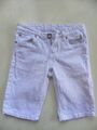 Jeans Shorts - Kurze Jeans - Kurze Jeanshose, Größe 140 - weiße Sommerhose, topp