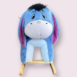 Disney Winnie the Puuh EEYORE Holzschaukelstuhl Plüschtier Reiten auf Spielzeug