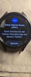 Samsung Galaxy Watch6 Classic LTE 47 mm SM-R965F Schwarz Leder Smartwatch Neu