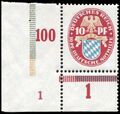 Deutsches Reich, 1925, 376 Pl.-Nr. 1, postfrisch