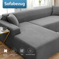 Sofa Überwurf Sofabezug Sofahusse Wasserdicht Abdeckung Für 1-4 Sitzer L-Form