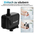 Super 1500-3000l/h Teichpumpe ECO Bachlaufpumpe,Aquarium Filterpumpe Wasserpumpe