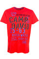 Camp David T Shirt Kurzarm Herren Baumwolle Rundhals Schwarz Rot L XL XXL 3XL