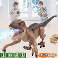 Ferngesteuertes Dinosaurier Spielzeug für Kinder RC T-Rex mit Musik, LED  Brülle