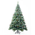 Künstlicher Weihnachtsbaum 120 150 180 210cm Tannenbaum Christbaum Baum Schnee