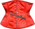 Taillen Korsett Weiss Rot Schwarz Satin Corsage Gothic underbust corsets Hi-302