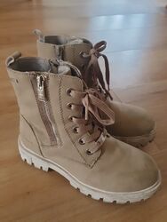 Tom Tailor Gr. 35 Mädchen 4273708 Halblange Stiefel Top Boots leicht gefüttert