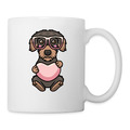 Rauhaardackel Tasse Hund Mit Herz Und Sonnenbrille Geschenk