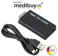 PS2 auf zu HDMI Converter 1080p HD TV Stick Adapter 3,5mm Kabel PlayStation 2 🎮