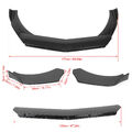 Neu Auto 3pcs Frontstoßstange Lip Spoiler Splitter Body Kit Carbon Fiber Style